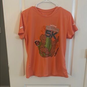 Brooks Orange Short Sleeve Tee